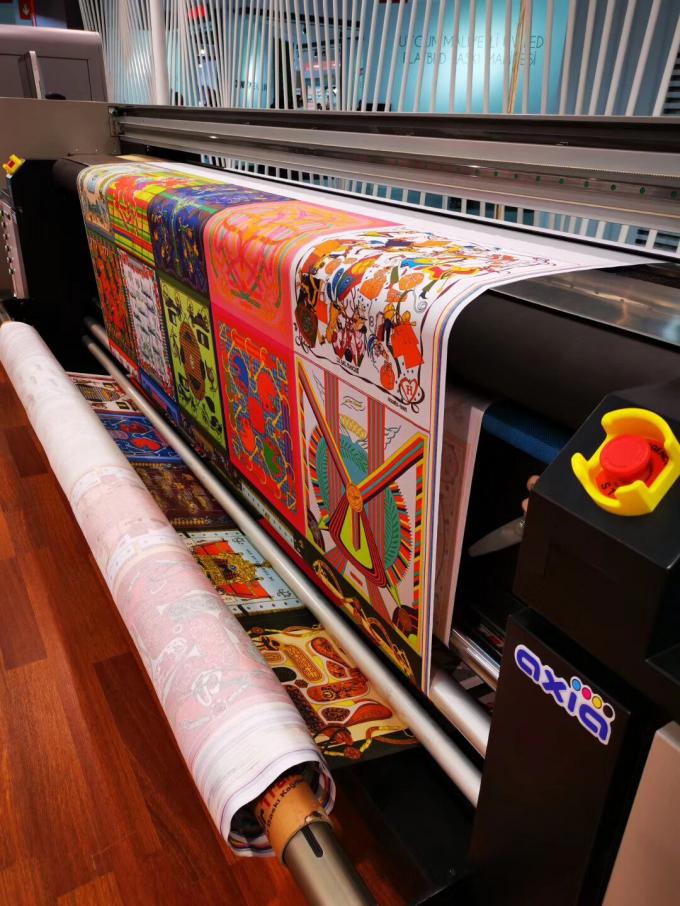 خطوة واحدة آلة الطباعة الرقمية النسيج 3.2 متر آلة تثبيت الطابعات الأعلام 0