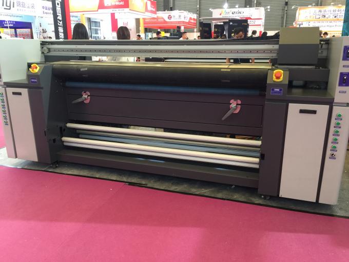 خطوة واحدة آلة الطباعة الرقمية النسيج 3.2 متر آلة تثبيت الطابعات الأعلام 6
