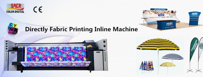 النسيج العلم راية آلة الطباعة الرقمية طابعة التسامي النسيج مع الحبر العرض 2