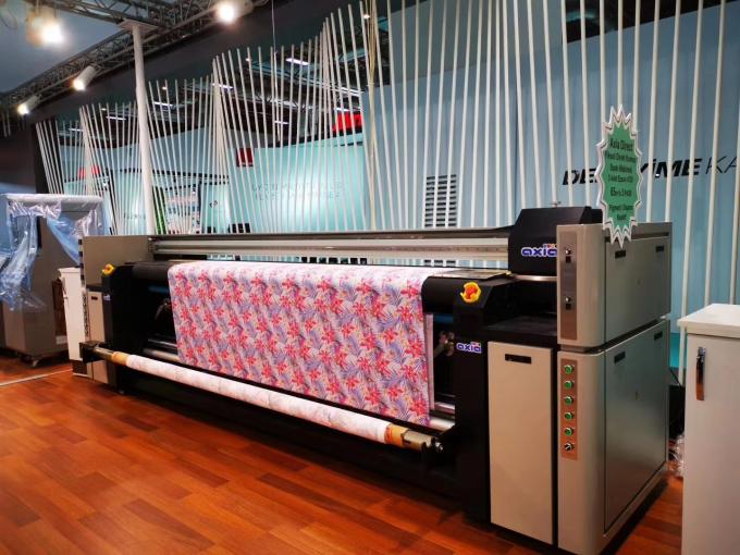 آلة طباعة الأعلام الريشة CMYK Banner Fabric Printer 0