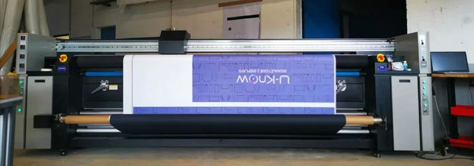 خطوة واحدة آلة الطباعة الرقمية النسيج 3.2 متر آلة تثبيت الطابعات الأعلام 5