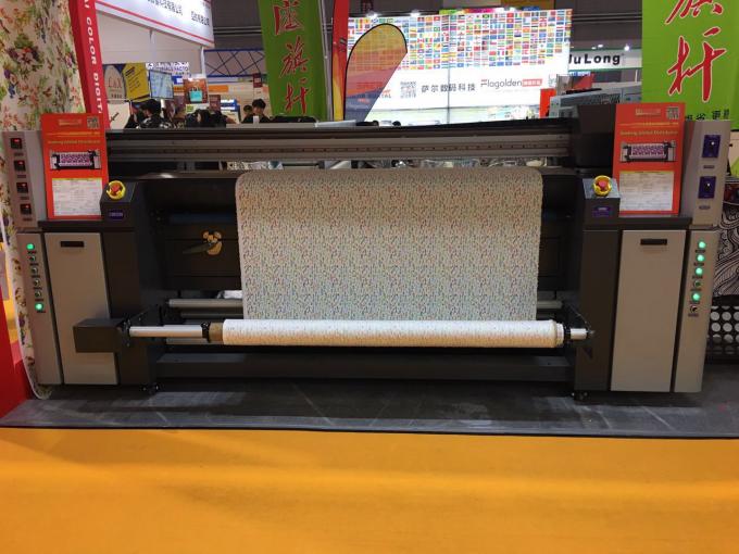 ثلاثة رأس الطباعة الرقمية النسيج آلة الطباعة النافثة للحبر الطباعة التسامي 0