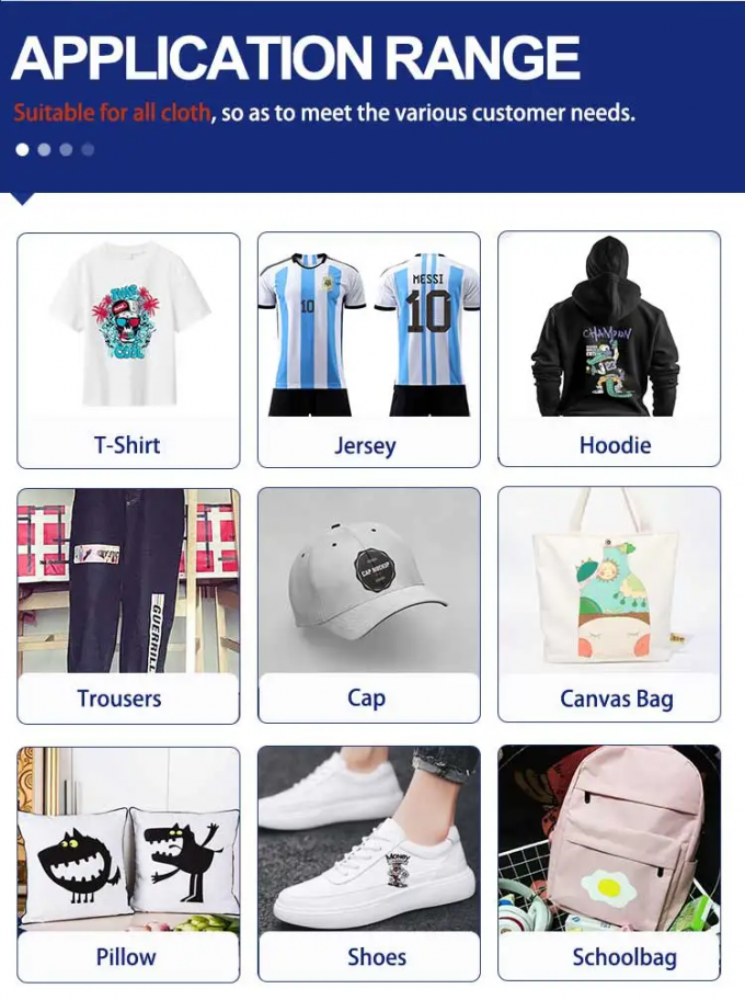 آلة الطباعة الرقمية لـ 60 سم لـ T-Shirt Inkjet حرارة نقل للفيلم PET DTF 0