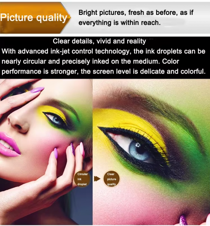 طابعة هيبريد UV ذات شكل كبير للوحة إلى لفة وطابعة أطباق وبانر طاولة الطباعة طابعة هيبريد UV 1.8m 0