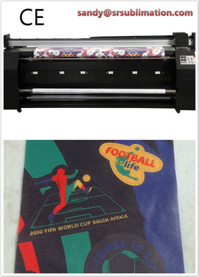 تنسيق كبير آلة الطباعة الرقمية النسيج التسامي للأرضية الصلبة الدمعة العلم