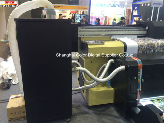 في الهواء الطلق خدمة الطباعة النسيج المباشر المنبثقة الطابعة مع أربعة رأس الطباعة إبسون