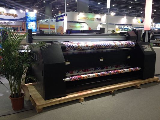 360 - 1440 نقطة في البوصة DX7 رأس الطباعة صبغ التسامي الإعلان أعلام / لافتات آلة الطباعة