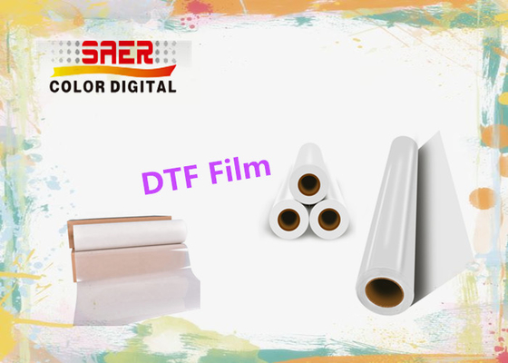 فيلم نقل DTF الشفاف ذو التقشير الساخن للطباعة 100 متر