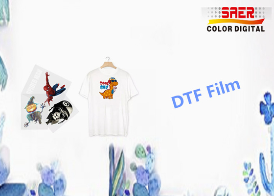 لفة فيلم DTF شفافة مباشرة للفيلم قابلة للطباعة 0.6 × 100 متر للمنسوجات