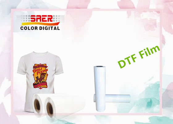 الطباعة الرقمية النافثة للحبر Dtf Pet Film Roll لطابعة تي شيرت