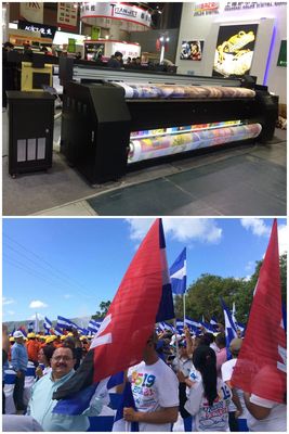 آلة طباعة الأقمشة القطنية / طابعة نسيج القطن الرقمية مع حبر الصباغ