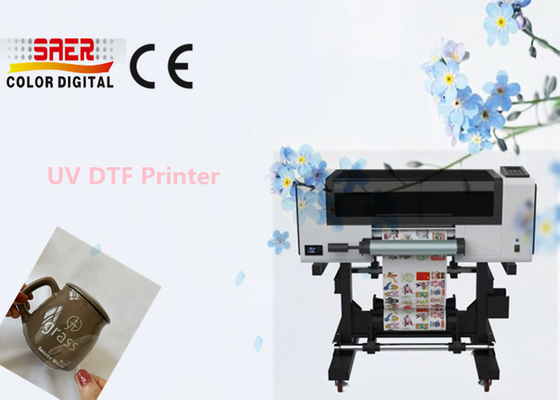 OEM UV DTF الطابعة مع لاميناتور ملصق ملصق كوب الطابعة لشركة منزلية صغيرة فكرة