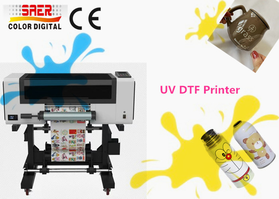 طابعة UV DTF مع لون اللون لطباعة غلاف الهاتف / الهدايا / الصورة / الكرة / المعدن / البلاستيك / الجلد / الكأس