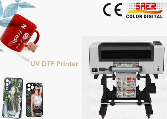 طابعة UV DTF من طابعة إلى طابعة 30 سم آلة الطباعة A3 AB نقل الفيلم