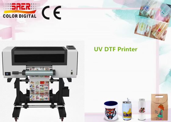 طابعة UV Dtf من 30 سم للطابعة الملصقة للطابعة للوحات على أي مواد صلبة