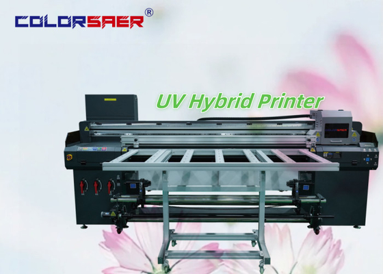 الصين المصانع المبيعات المباشرة 1800MM كل شيء في طابعة رقمي حبر UV الهجينة