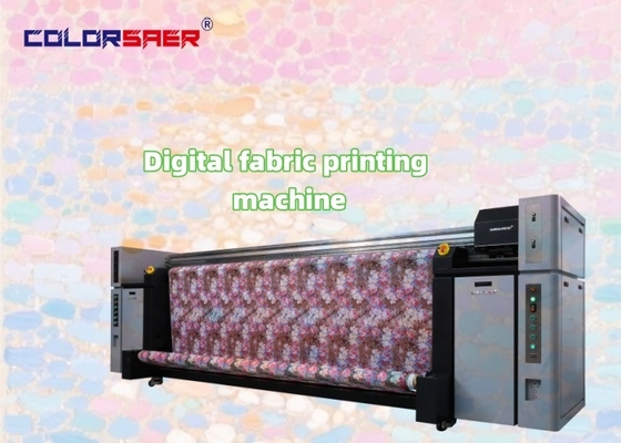 SAER 3.2m طابعة نسيج رقمية مع 8 رؤوس إيبسون CMYK