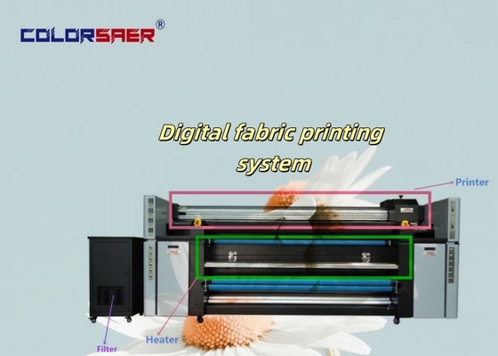 لون SAER 4pcs الرؤوس I3200 طابعة حبر الرقمية للنسيج / النسيج