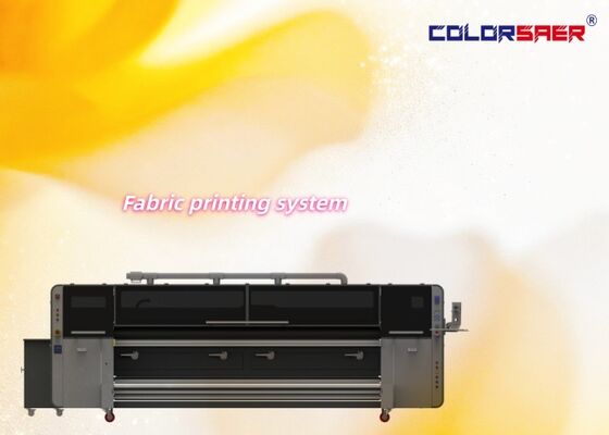 SAER Roll to Roll  Fabric Printing System Automatic Digital Inkjet Textile Printer with Water-based Ink