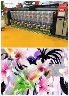 رأس الراسمة صبغ النسيج التسامي آلة الطباعة طابعة تنسيق كبير للعلم