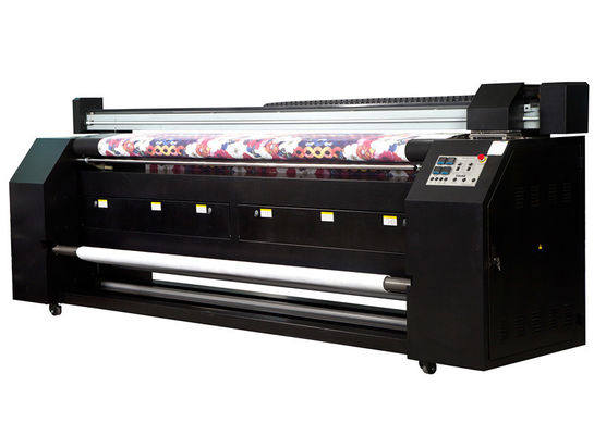 3.2m Subimation Digital Printing Continent Machine طباعة مزدوجة رؤساء