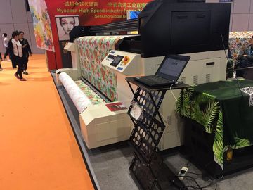 Cotton / Linen / Polyeter Fabric Printer Machine With Continous Ink Supply