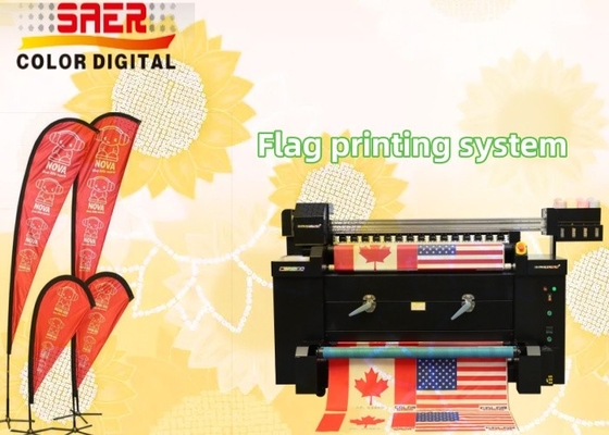Full Color Digital Inkjet Flag Printing Machine to Make Flags Factory Manufacture