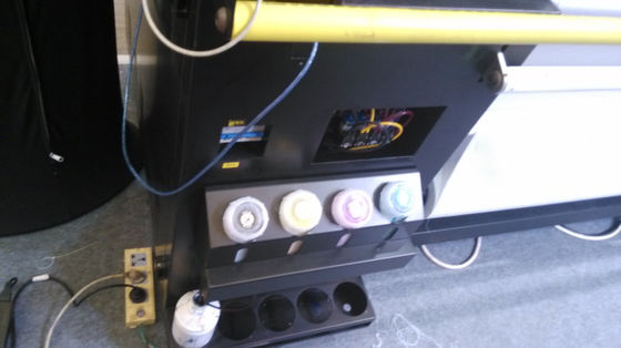 ضعف DX7 رأس الطباعة الرقمية آلة طباعة النسيج لصنع العلم