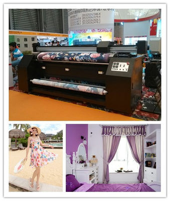 آلة طباعة رأس الطباعة Dx7 من إبسون مزدوجة آلات طباعة المنسوجات بدون ضوضاء