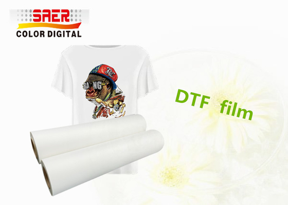 60 سم عرض PET DTF نقل فيلم لفة للفة للمنسوجات