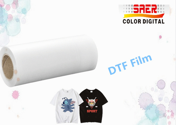شفاف نقل الحرارة DTF فيلم طباعة فيلم PET للمنسوجات