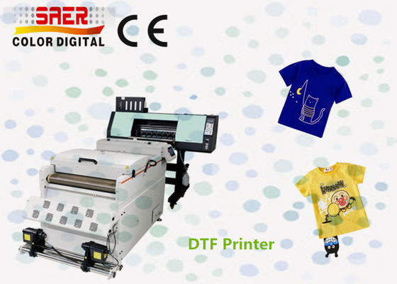 آلة الطباعة الرقمية لـ 60 سم لـ T-Shirt Inkjet حرارة نقل للفيلم PET DTF