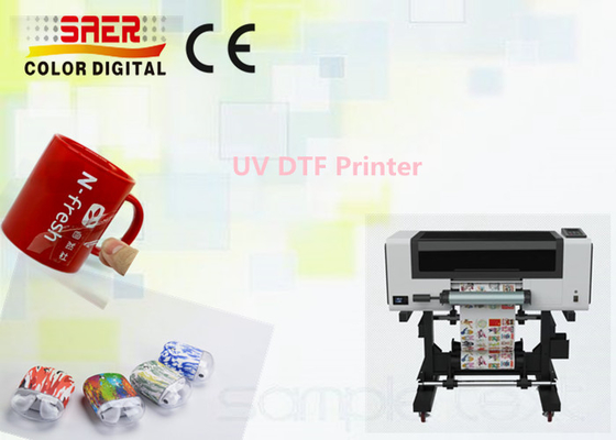 A3 حجم UV DTF الطابعة آلة طباعة الشعار الرقمي للزجاج المعدنية غلاف الهاتف