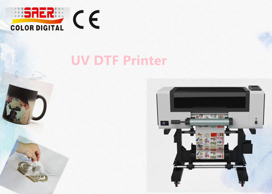 3 رؤوس UV DTF الطابعة حجم A3 صغيرة UV كريستال ملصق طابعة