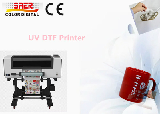 طابعة UV DTF كاملة مجموعة AB فيلم أوتوماتيكي A3 UV طابعة براق مسطح