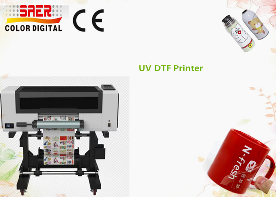 طابعة UV DTF 30 سم مع المصفوفة 2 في 1 رول إلى طابعة UV DTF Crystal Logo