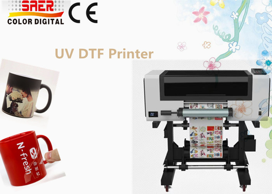 طابعة UV DTF مع لون اللون لطباعة غلاف الهاتف / الهدايا / الصورة / الكرة / المعدن / البلاستيك / الجلد / الكأس