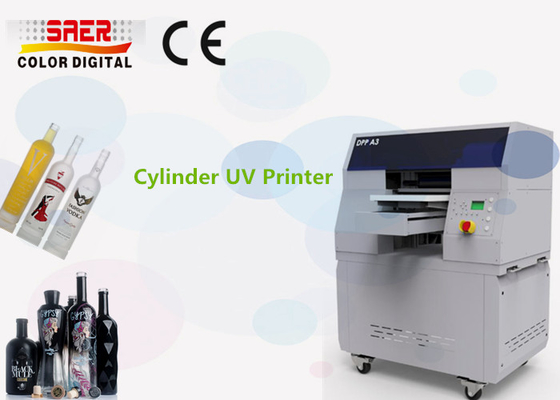 المعدن / الجرة / العلب / الزجاجة طابعة زجاجة UV أسطوانية