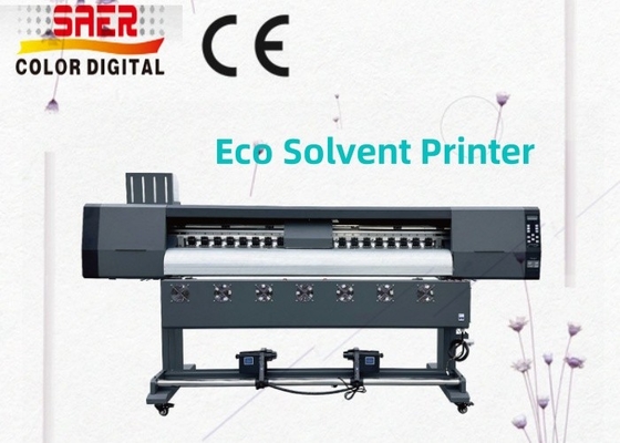 طابعة SAER Eco Solvent 1.8m رأس الطباعة عالي الدقة طابعة Eco Solvent