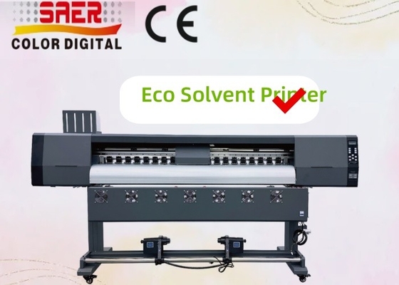 طابعة المذيبات البيانية ذات الشكل الكبير طابعة المذيبات البيئية لطباعة ورق الجدران أوراق البيكسي ملصقات السيارات أوراق الضوء