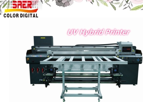 سرعة عالية UV رول إلى رول وطابعة الطابعة Inkjet طابعة بانر طابعة خارجية وطباعة داخلية