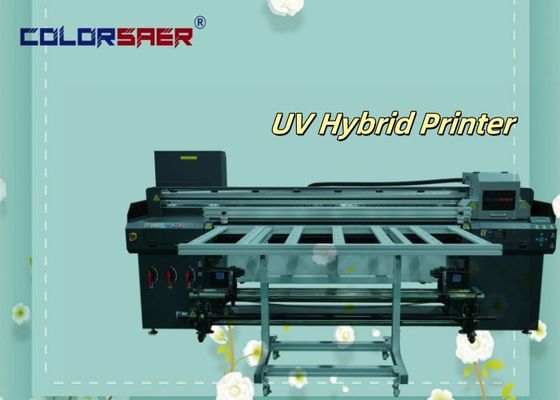 طابعة مسطحة وتطويق لتطويق كل شيء في طابعة UV هجينة واحدة 6 أقدام UV plotter
