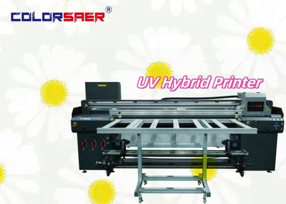 مصنع إمدادات UV الطابعة الهجينة للوحة للوحة ومتسطحة UV المخطط لبانر الفينيل الخشب الزجاجي طباعة الجلد