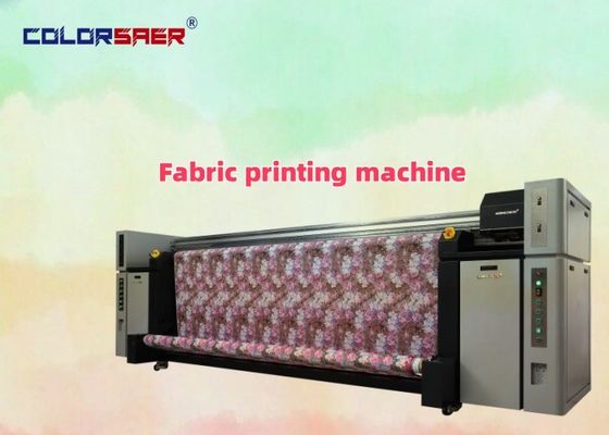 لون SAER 10.5 أقدام / 3.2m آلة الطباعة النسيجية النسيجية 3200mm الطابعة الترتيبية