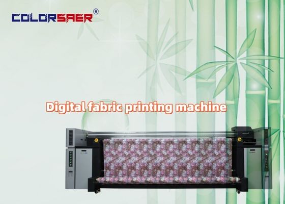اللون SAER كل شيء في واحد 8 أجهزة I3200 الرأس طابعات انكجيت للوحة إلى لفة آلة طباعة الأقمشة