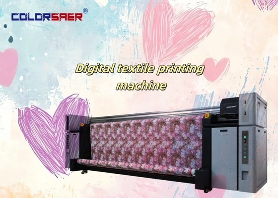 SAER 3.2m طابعة نسيج رقمية مع 8 رؤوس إيبسون CMYK