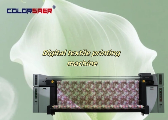 طابعة الأقمشة الرقمية Epson Head عرضها 3.2m CMYK Sublimation