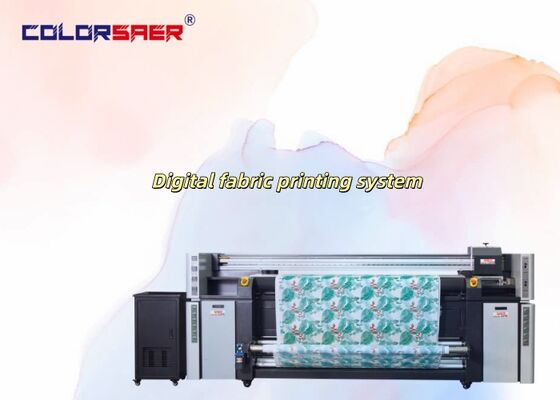 Direct to Textile printing system for polyester & cotton material with 4 pcs i3200 print head
