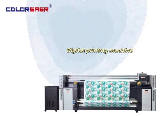 Automatic Digital 2m&3.2m Size Roll to Roll Digital Textile Printing System With Sublimation & Pigment ink