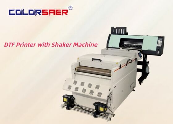طابعة DTF 60 سم مع تسخين منصة وتداول الحبر الأبيض لطباعة فيلم PET